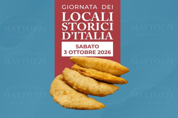 Nella Giornata dei Locali Storici d&rsquo;Italia 2026: Mattozzi sceglie come protagonista la pizza fritta napoletana